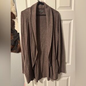 Barefoot Dreams Cozy Brown Caritgan